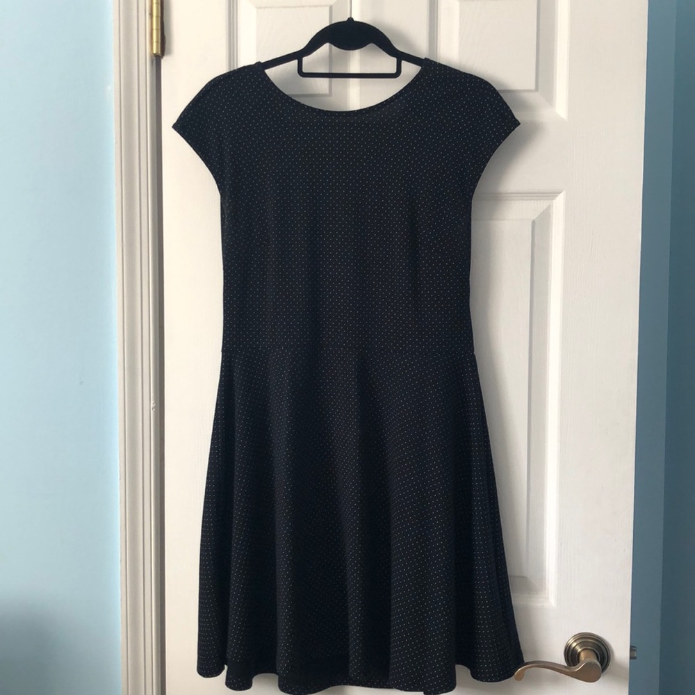 Gap Black and White Polka Dot Dress